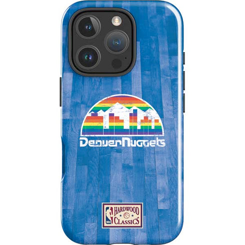 NBA Denver Nuggets Hardwood Classics iPhone 16 Pro Impact Case